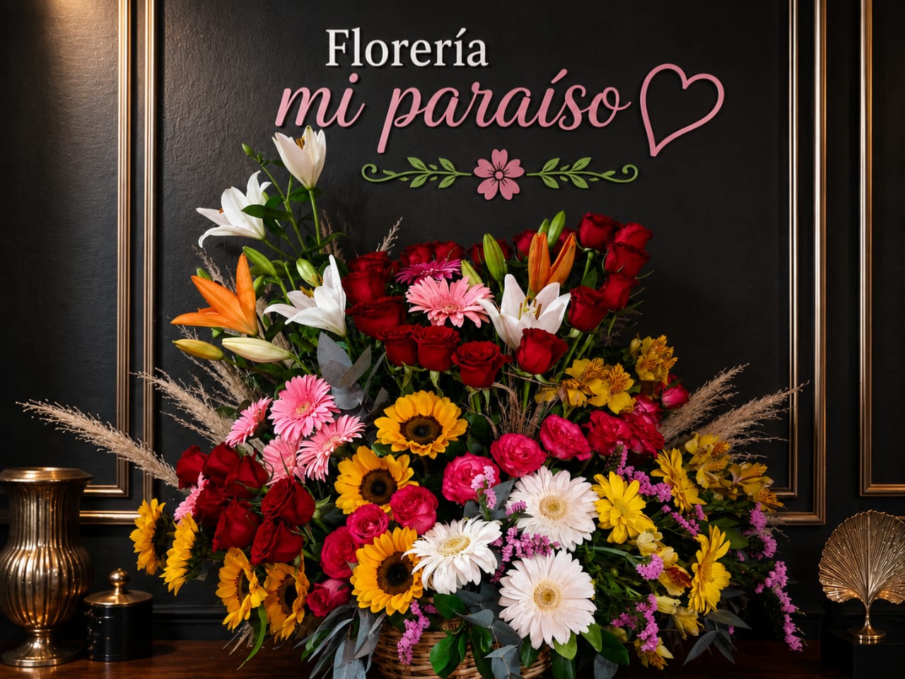 ARREGLO FORAL PRIMAVERAL EN CANASTA         FOLIO    - 8