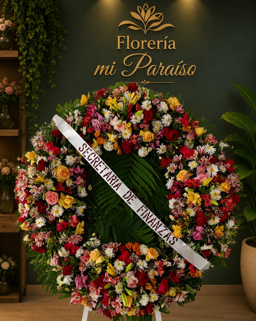 CORONA FUNEBRE  - - -  MODELO  . . . .   C  -   9 
